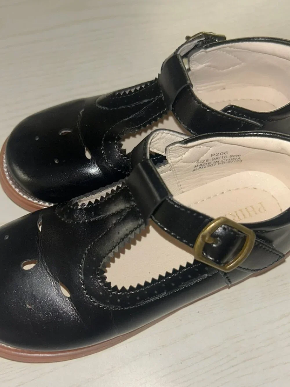 Phiramin Girls Oxford Shoes Size 9